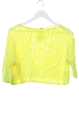 Gyerek pulóver United Colors Of Benetton, Méret 10-11y / 146-152 cm, Szín Sárga, Ár 12 645 Ft