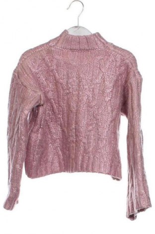 Детски пуловер Zara, Размер 7-8y/ 128-134 см, Цвят Розов, Цена 21,86 €
