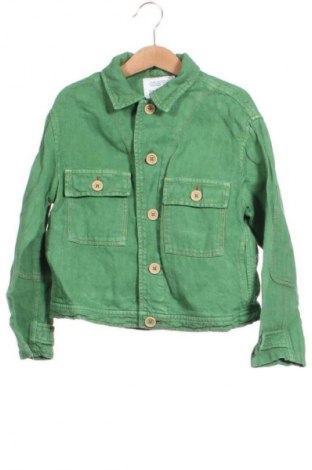 Kinderjacke Zara, Größe 7-8y/ 128-134 cm, Farbe Grün, Preis 10,00 €