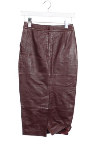 Bőrszoknya ASOS, Méret XXS, Szín Piros, Ár 14 463 Ft