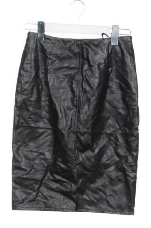 Кожена пола SHEIN, Размер XS, Цвят Черен, Цена 4,60 €