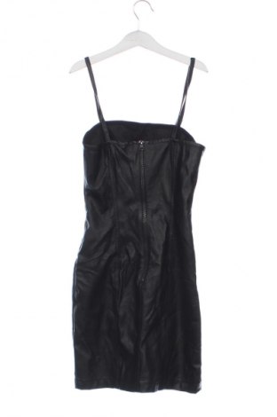 Кожена рокля H&M Divided, Размер XXS, Цвят Черен, Цена 6,13 €