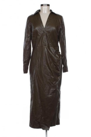 Rochie de piele Zara, Mărime L, Culoare Maro, Preț 91,00 Lei