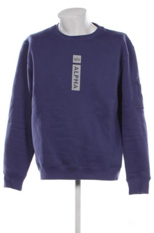 Herren Shirt Alpha Industries, Größe XXL, Farbe Lila, Preis 27,99 €