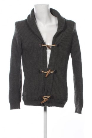 Jachetă tricotată de bărbați Massimo Dutti, Mărime M, Culoare Gri, Preț 153,99 Lei