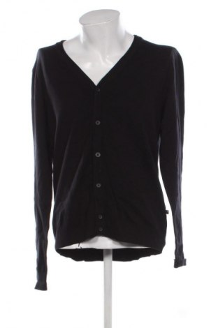 Ανδρική ζακέτα Via Cortesa, Μέγεθος L, Χρώμα Μαύρο, Τιμή 10,99 €