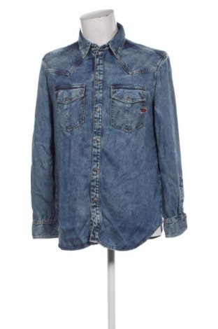 Ανδρικό πουκάμισο Diesel, Μέγεθος M, Χρώμα Μπλέ, Τιμή 157,99 €