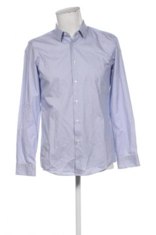 Ανδρικό πουκάμισο Hugo Boss, Μέγεθος M, Χρώμα Μπλέ, Τιμή 52,66 €