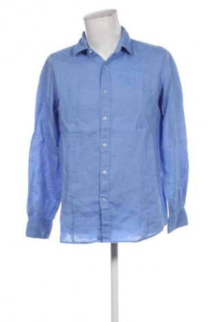 Cămașă de bărbați Massimo Dutti, Mărime L, Culoare Albastru, Preț 208,53 Lei