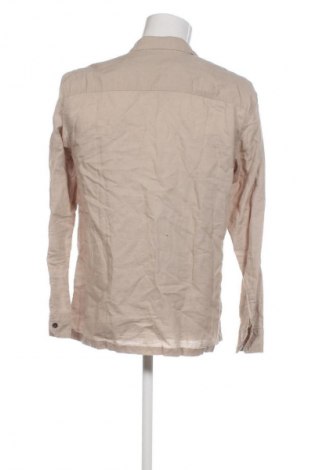 Мъжка риза Pull&Bear, Размер M, Цвят Бежов, Цена 12,27 €