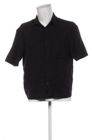 Мъжка риза Pull&Bear, Размер M, Цвят Черен, Цена 8,18 €