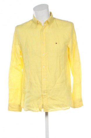 Cămașă de bărbați Tommy Hilfiger, Mărime M, Culoare Galben, Preț 579,99 Lei