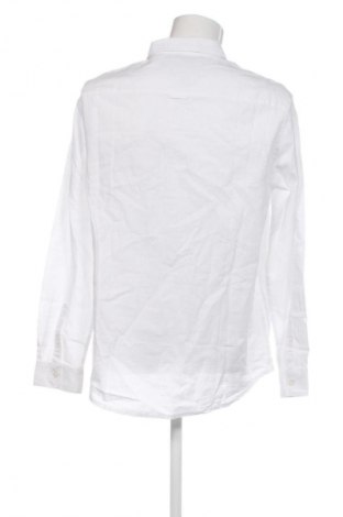 Cămașă de bărbați Tommy Jeans, Mărime L, Culoare Alb, Preț 472,99 Lei