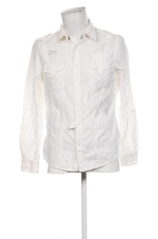 Ανδρικό πουκάμισο Unbranded, Μέγεθος M, Χρώμα Εκρού, Τιμή 21,58 €