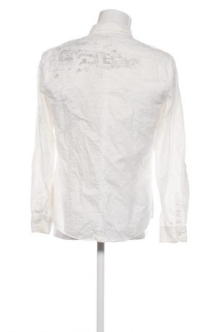 Ανδρικό πουκάμισο Unbranded, Μέγεθος M, Χρώμα Εκρού, Τιμή 21,58 €