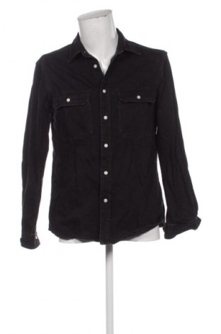 Ανδρικό πουκάμισο Zara, Μέγεθος M, Χρώμα Μαύρο, Τιμή 16,99 €