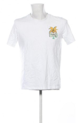 Męski T-shirt Adidas, Rozmiar M, Kolor Biały, Cena 73,99 zł