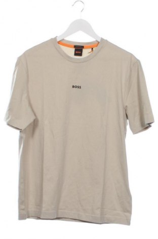 Męski T-shirt BOSS, Rozmiar M, Kolor Beżowy, Cena 307,99 zł