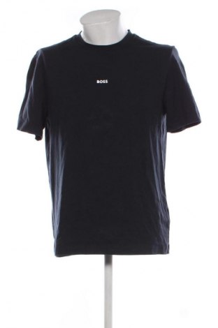 Męski T-shirt BOSS, Rozmiar L, Kolor Niebieski, Cena 133,99 zł