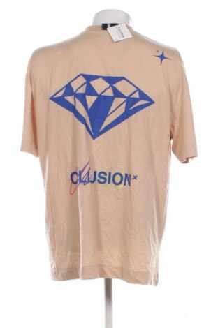 Herren T-Shirt Collusion, Größe XXL, Farbe Beige, Preis € 7,99