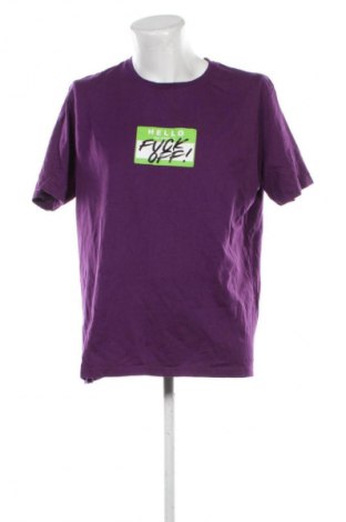 Męski T-shirt FSBN, Rozmiar XL, Kolor Fioletowy, Cena 53,58 zł