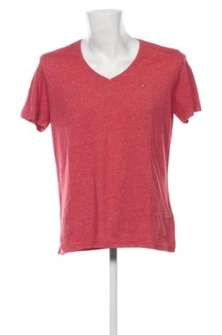 Tricou de bărbați Hilfiger Denim, Mărime XL, Culoare Roșu, Preț 109,99 Lei