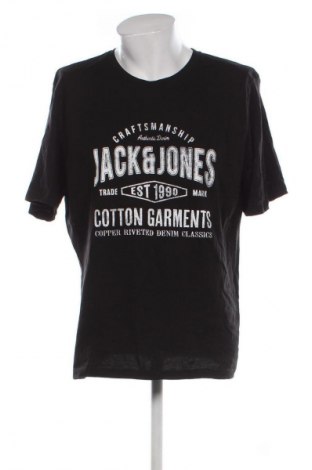 Мъжка тениска Jack & Jones, Размер XXL, Цвят Черен, Цена 14,31 €
