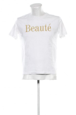 Męski T-shirt Sinsay, Rozmiar S, Kolor Biały, Cena 52,99 zł