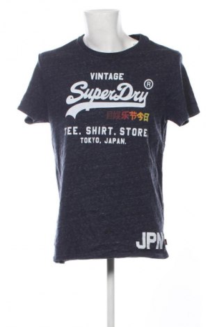 Herren T-Shirt Superdry, Größe XL, Farbe Blau, Preis € 15,99
