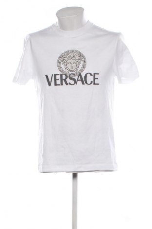 Męski T-shirt Versace, Rozmiar M, Kolor Biały, Cena 964,99 zł