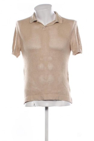 Ανδρικό t-shirt Zara, Μέγεθος L, Χρώμα Καφέ, Τιμή 11,99 €