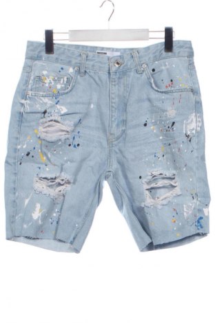 Ανδρικό κοντό παντελόνι Bershka, Μέγεθος S, Χρώμα Μπλέ, Τιμή 23,99 €