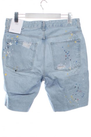 Ανδρικό κοντό παντελόνι Bershka, Μέγεθος S, Χρώμα Μπλέ, Τιμή 23,99 €