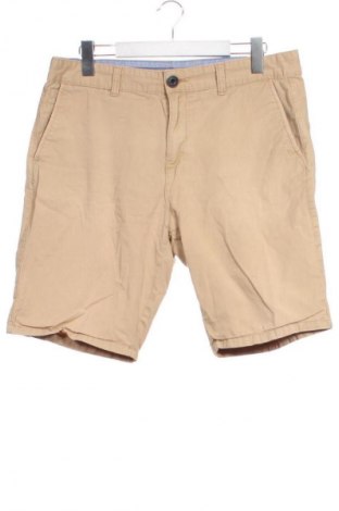 Ανδρικό κοντό παντελόνι Bershka, Μέγεθος S, Χρώμα  Μπέζ, Τιμή 15,00 €