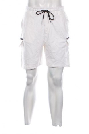 Ανδρικό κοντό παντελόνι Bershka, Μέγεθος L, Χρώμα Λευκό, Τιμή 23,99 €