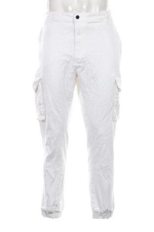 Ανδρικό παντελόνι Pier One, Μέγεθος XXL, Χρώμα Λευκό, Τιμή 20,00 €