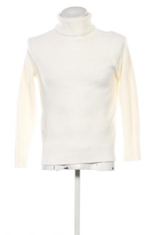 Herrenpullover Bershka, Größe M, Farbe Ecru, Preis 18,00 €