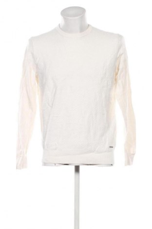 Férfi pulóver Bugatti, Méret L, Szín Fehér, Ár 9 079 Ft