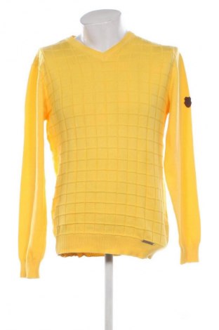 Ανδρικό πουλόβερ Giorgio Di Mare, Μέγεθος XL, Χρώμα Κίτρινο, Τιμή 52,75 €