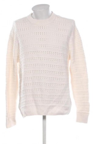 Pulover de bărbați H&M, Mărime M, Culoare Alb, Preț 62,99 Lei