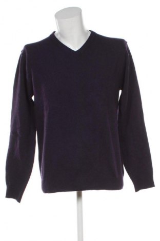 Męski sweter John Cabot, Rozmiar L, Kolor Fioletowy, Cena 44,99 zł
