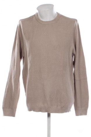 Herrenpullover John Devin, Größe XL, Farbe Beige, Preis 6,99 €