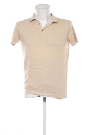 Ανδρικό πουλόβερ Massimo Dutti, Μέγεθος L, Χρώμα  Μπέζ, Τιμή 25,99 €