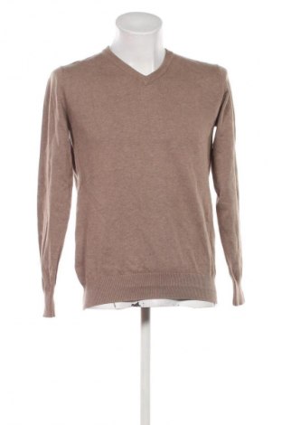 Ανδρικό πουλόβερ Tom Tailor, Μέγεθος L, Χρώμα Καφέ, Τιμή 15,99 €