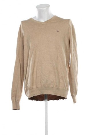 Herrenpullover Tommy Hilfiger, Größe XL, Farbe Beige, Preis 45,50 €