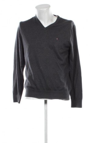 Herrenpullover Tommy Hilfiger, Größe M, Farbe Grau, Preis 46,00 €
