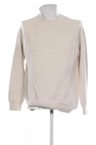 Herrenpullover Zara, Größe L, Farbe Ecru, Preis 14,99 €