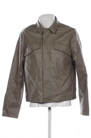 Мъжко кожено яке ASOS, Размер L, Цвят Зелен, Цена 24,03 €