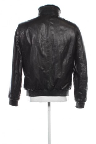 Geacă de piele pentru bărbati Armani Collezioni, Mărime L, Culoare Negru, Preț 1.605,67 Lei