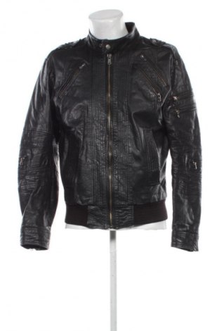 Geacă de piele pentru bărbati Century, Mărime M, Culoare Negru, Preț 582,89 Lei